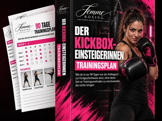 Der Kickbox-Einsteigerinnen-Trainingsplan als Buch mit Wochenplänen